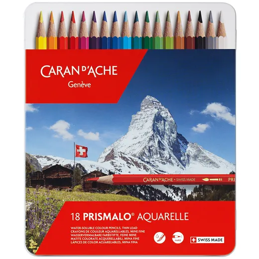 Caran d-Ache Kleurpotloden Caran d'Ache Prismalo 18 stuks assorti