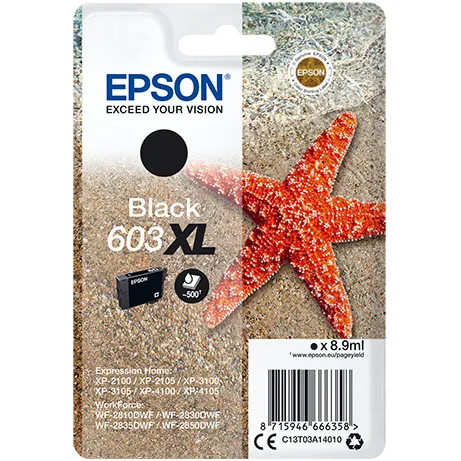 Epson 603XL Cartridge Inkt Zwart