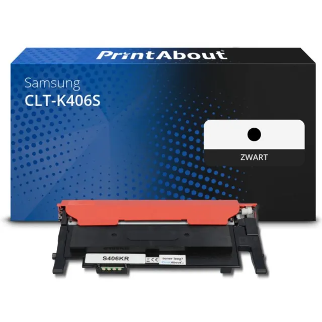 PrintAbout CLT-K406S toner zwart compatible voor Samsung