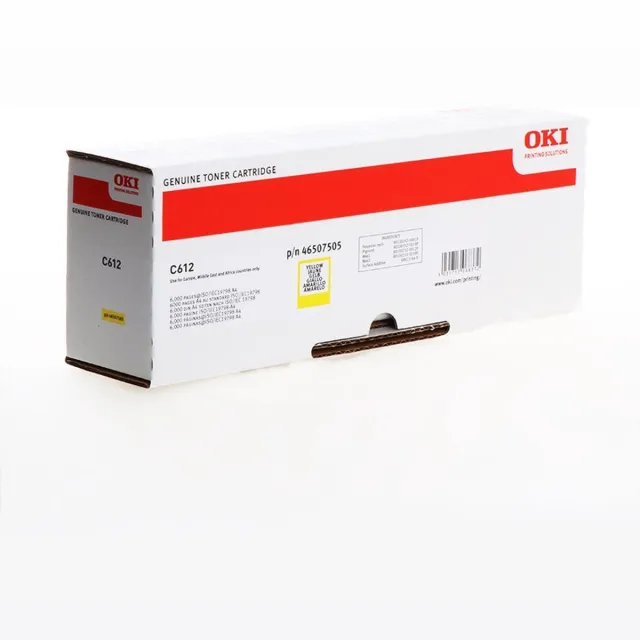 Oki 46507505 - C612 - Toner Geel