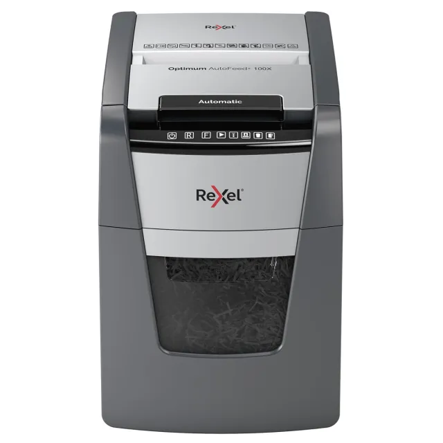 Rexel Optimum Auto+ 100X papiervernietiger zwart