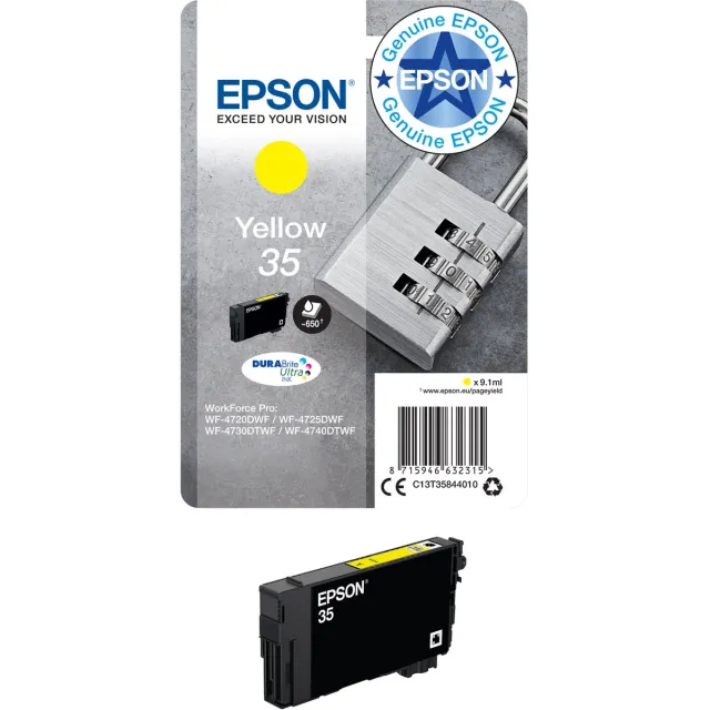 Epson 35 - Inktcartridge / Geel