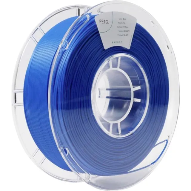 Maertz PMMA-1011-003 PMMA-1011-003 Filament PETG Chemisch bestendig 1.75 mm 1000 g Blauw 1 stuk(s) Kleurloos