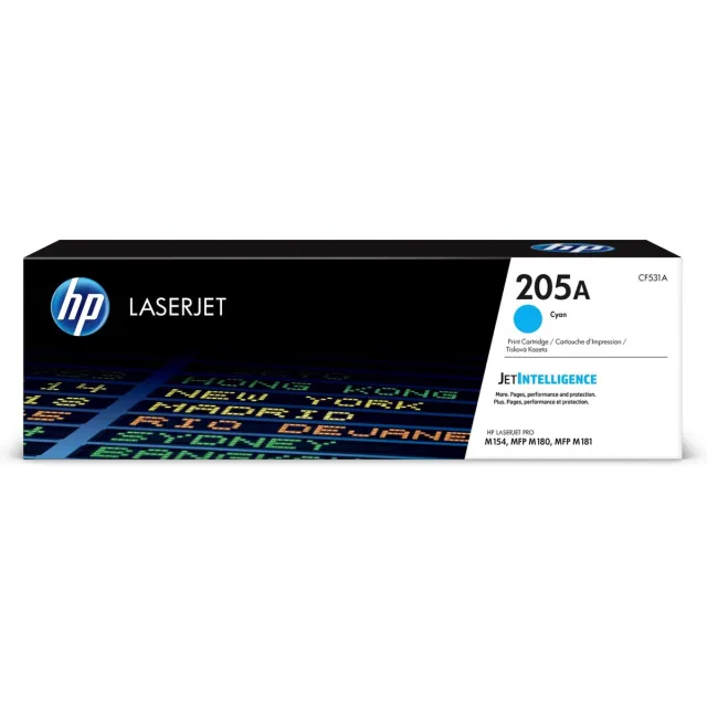 HP 205A - Tonercartridge - Origineel - Standaard Capaciteit - Cyaan