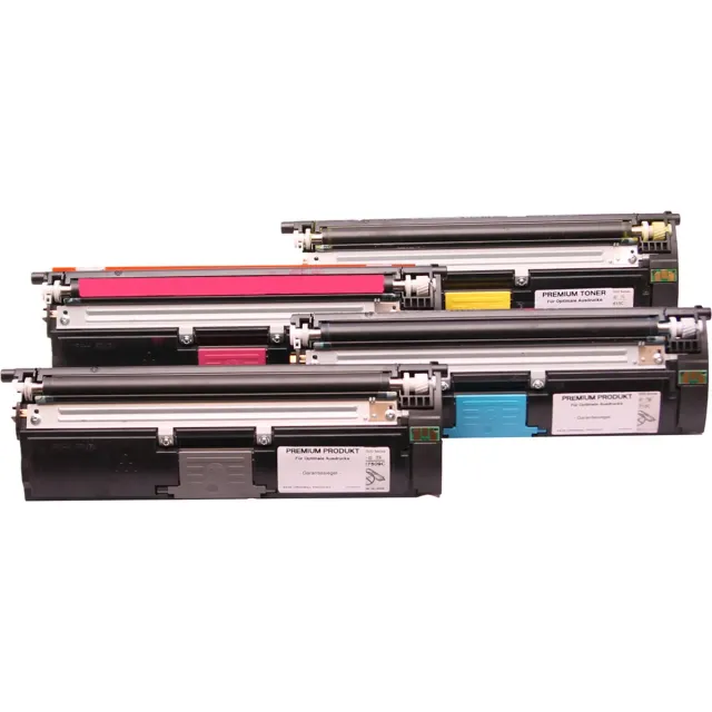 ABC Set 4x ABC huismerk toner geschikt voor Konica Minolta Magicolor 2400W 2400 2430DL 2430 Desklaser 2450 2450D 2450DX 2450PS 2480MF 2480 2490MF 2490 2500W 2530 2530DL Set 4 kleuren