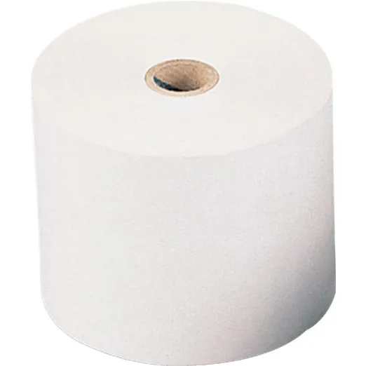 Q-CONNECT thermorol, papier van 46 g, ft 57 mm, diameter +/- 45 mm, asgat 12 mm, lengte 25 m, 10 stuks