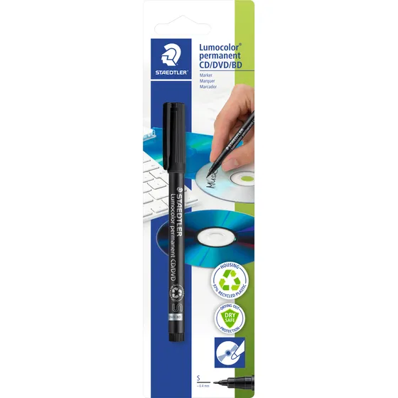 Cd marker Staedtler zwart 0.4mm