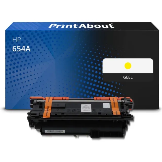 PrintAbout Alternatief voor de HP CF332A (nr 654A) / geel