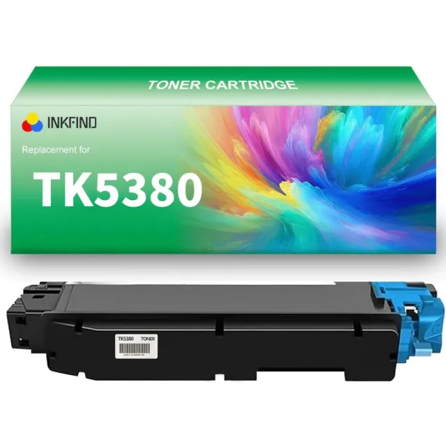 INKFIND TK-5380 Cyaan tonercartridge compatibel met Kyocera TK5380 TK-5380 Cyaan geschikt voor Kyocera ECOSYS PA4000cx/MA4000cifx - 1-pack Cyaan Cyaan x 1
