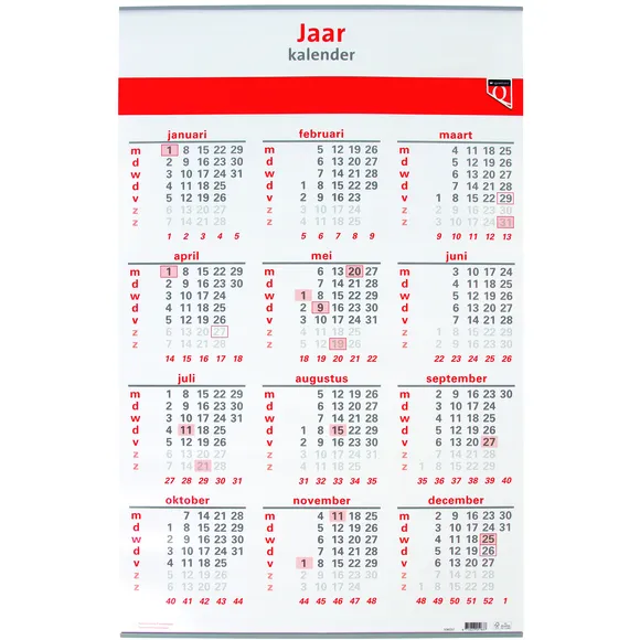 Quantore Jaarkalender 2027 Quantore