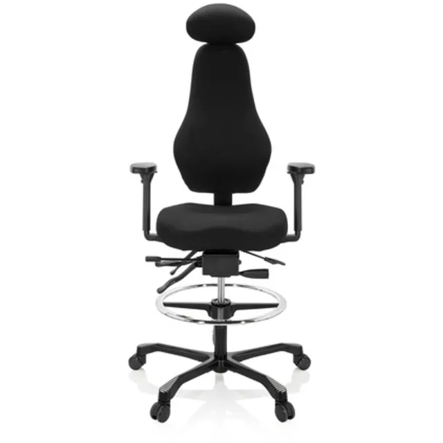 hjh office Werkstoel / baliestoel RESISTIO WORK netstof zwart hjh OFFICE