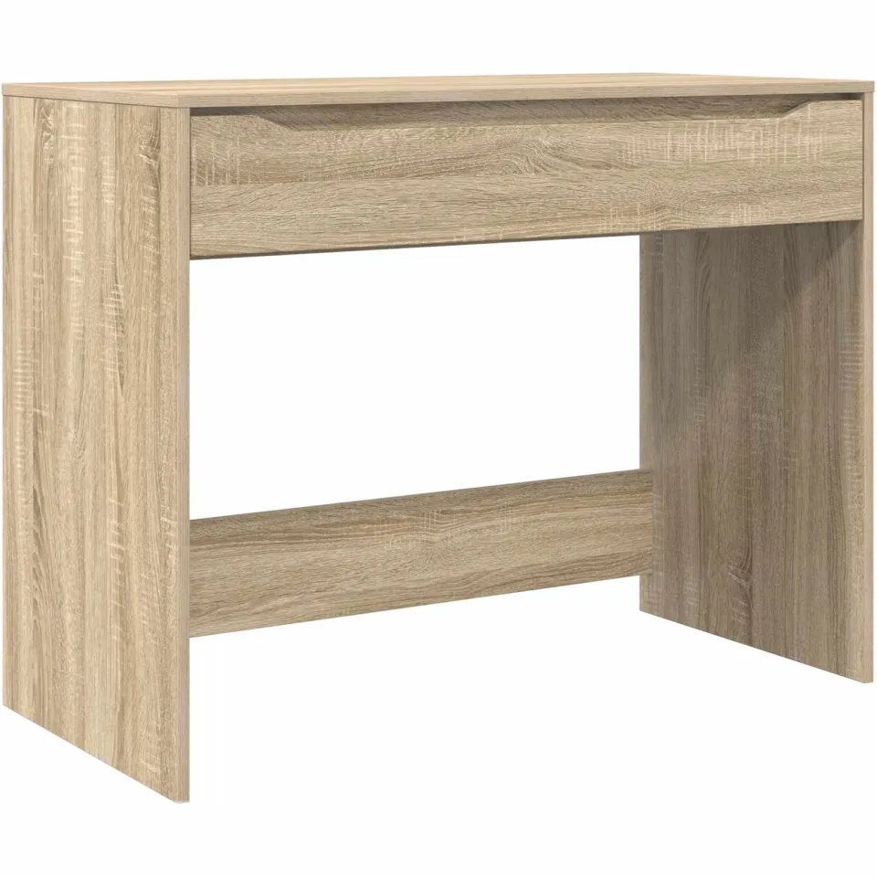vidaXL Bureau Sonoma Eiken 100 x 50 x 78 cm Geconstrueerd hout Bruin