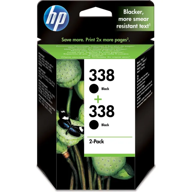 HP 338 - Inktcartridge / Zwart / 2-pack (CB331EE)