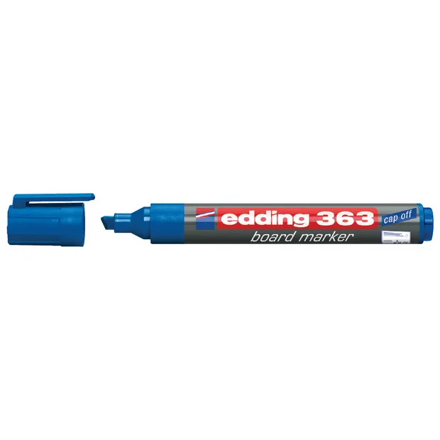 Edding Whiteboardmarker edding 363 schuin 1-5mm blauw