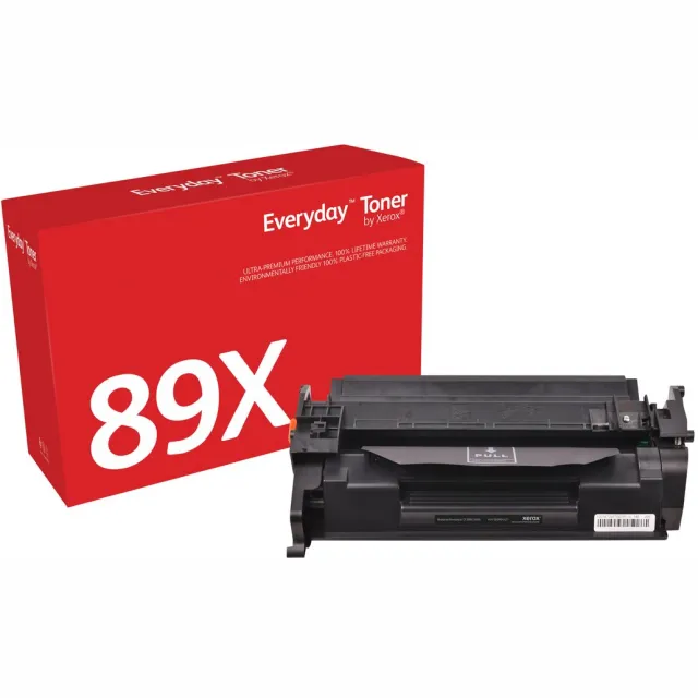 Xerox Toner vervangt HP 89X (CF289X) Compatibel Zwart 10000 bladzijden Everyday 006R04421 Kleurloos