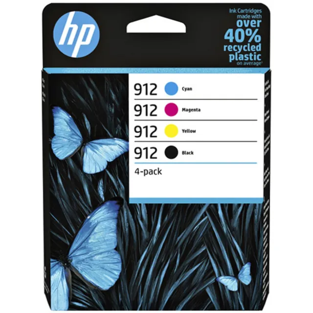 HP 912 - Inktcartridge - Origineel - Standaard capaciteit - Kleur en Zwart + Instant Ink tegoed