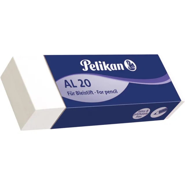 Pelikan gum AL20, wit, doos van 20 stuks