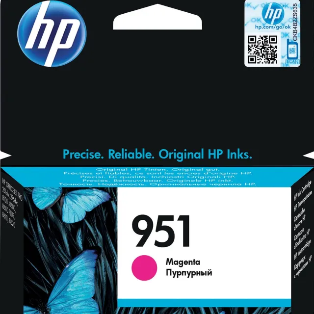 Hp inktcartridge 951, 700 pagina's, OEM CN051AE, magenta
