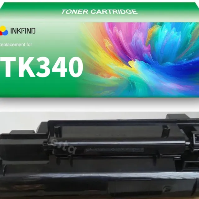 INKFIND TK340 Zwart tonercartridge van 1 stuk compatibel met Kyocera TK340 TK-340 voor Kyocera FS-2020D Kyocera FS-2020DN 1-pack BK Zwart x1