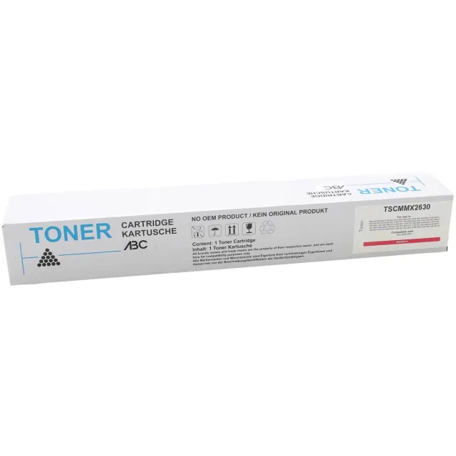 ABC huismerk Toner magenta geschikt voor Sharp MX61GTMA MX-2630N MX-2651 MX-3050 MX-3051 MX-3060 MX-3061 MX-30