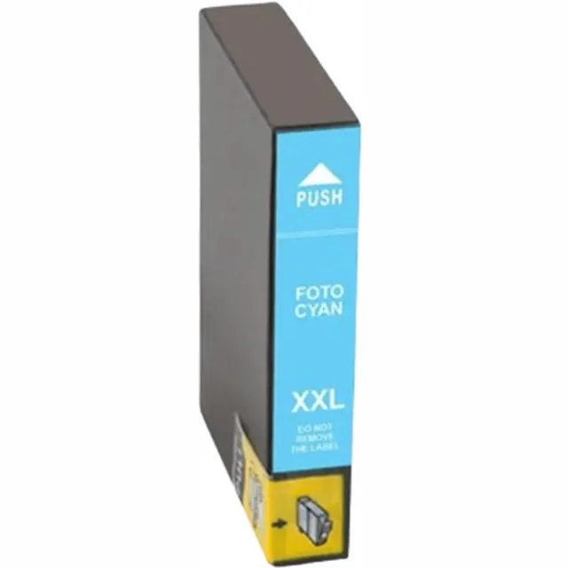 Inktkeuze 24XL Licht Cyaan - Huismerk inktcartridge compatible met Epson Expression Photo XP 55 / Epson Expression Photo XP 750 / Epson Expression Photo XP 760 / Epson Expression Photo XP 850 / Epson Expression Photo XP 860 / Epson Expression Photo XP 950