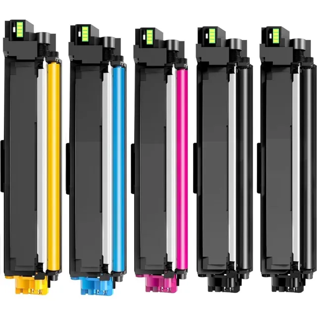 InktDL Huismerk geschikt voor Brother TN-247 Toners - Multipack + Extra Zwart - DCP-L3510CDW - DCP-L3550CDW - HL-L3230CDW - MFC-L3750CDW Multipack 5 Toners