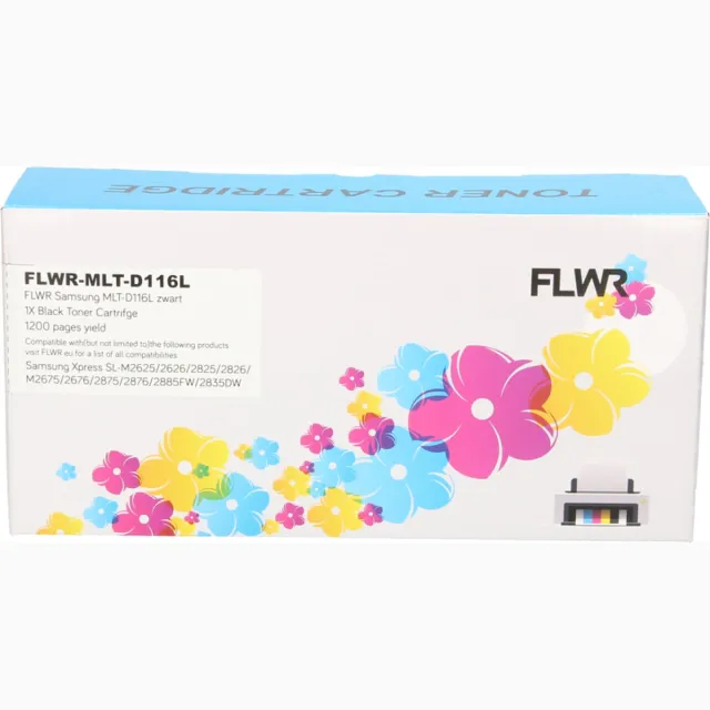 FLWR Toner / MLT-D116L / Zwart - Geschikt voor Samsung