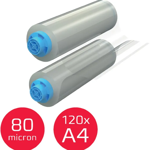 GBC hervulbare lamineerrol Velocity, 80 micron, glanzend