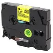 Brother Huismerk Brother TZe-C31 Labeltape 12mm Zwart op Fluoriserend Geel