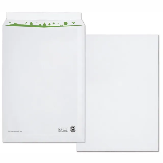 beECO Bong akte-enveloppen beECO, ft 229 x 324 mm (C4), zonder venster, doos van 250 stuks blauw
