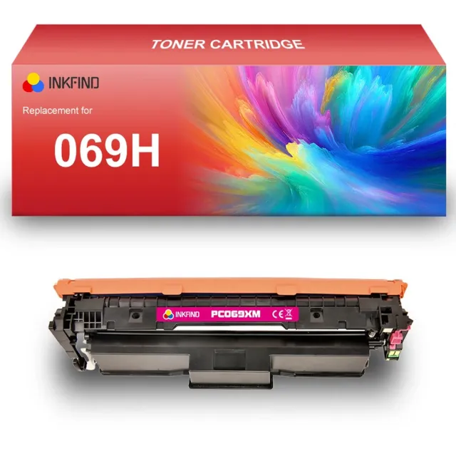 INKFIND 069H Magenta tonercartridge compatibel met Canon 069H Magenta toner cartridge - 1-pack Magenta Magenta x 1