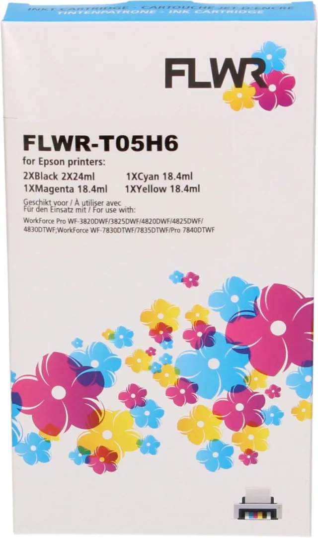 FLWR Cartridges / Epson 405XL 5-pack / zwart en kleur / Geschikt voor Epson