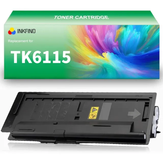 INKFIND TK6115 Zwart tonercartridge van 1 stuk compatibel met Kyocera TK6115 TK-6115 voor Kyocera ECOSYS M4125idn/M4132idn 1-pack BK Zwart x1