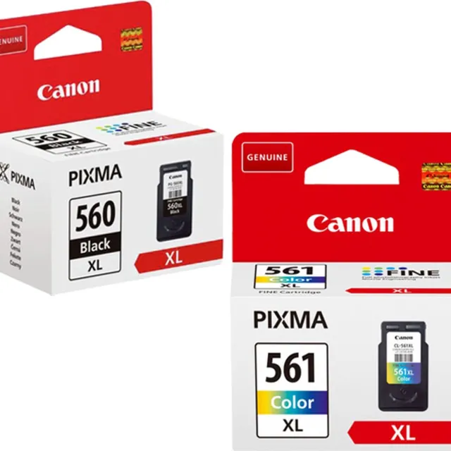 Canon PG-560XL & CL-561XL - Inktcartridge + Retourzakje - Origineel - Hoge capaciteit - Zwart en Kleur