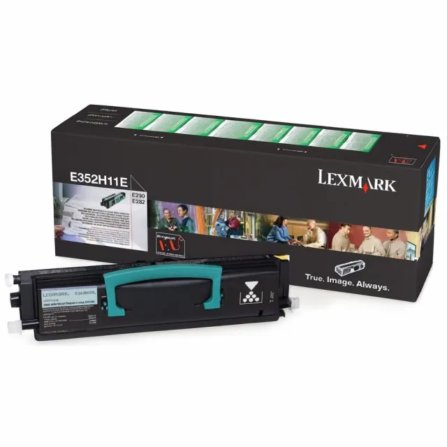 Lexmark Tonercartridge Black Prebate For E350/E352 (9k) Zwart