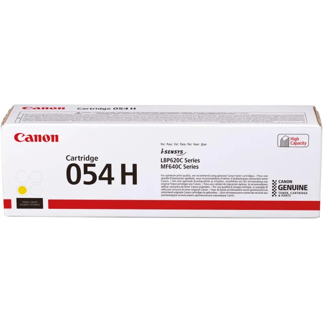 Canon toner 054 H, 2.300 pagina's, OEM 3025C002, geel