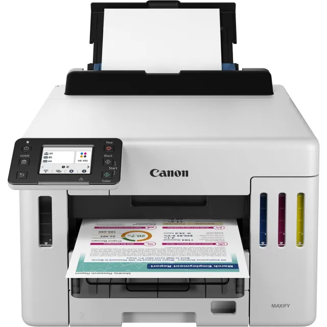 Canon MegaTank MAXIFY GX5550 - All-in-One Inkttankprinter - Wit Zwart;Wit