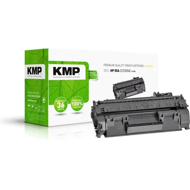 KMP Toner vervangt HP 05A, CE505A Compatibel Zwart 2300 bladzijden H-T235 1217,8000