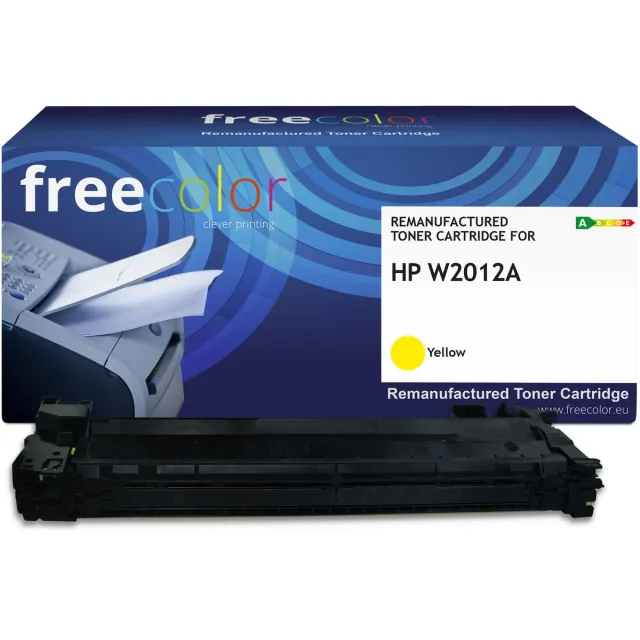 Freecolor Vervangt HP W2012A Toner - Geel - 13.000 pagina's - Compatible