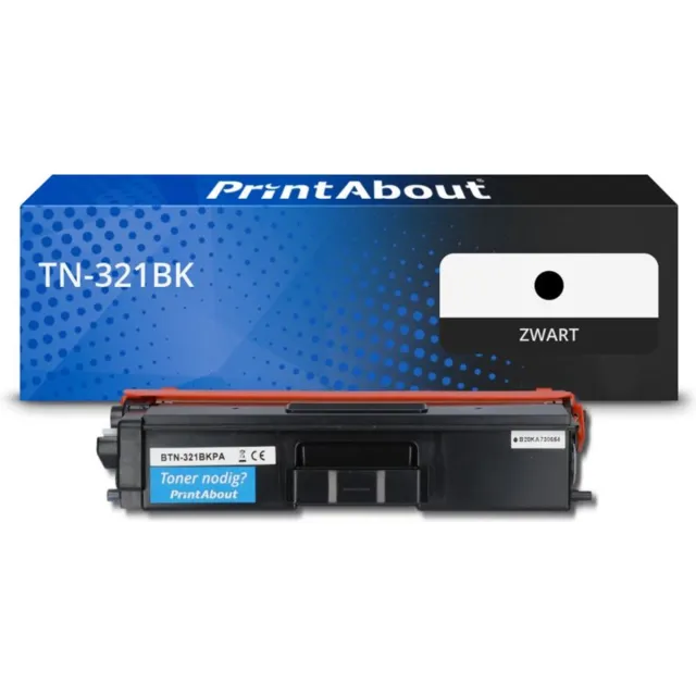 PrintAbout Alternatief voor de Brother TN-321BK / zwart