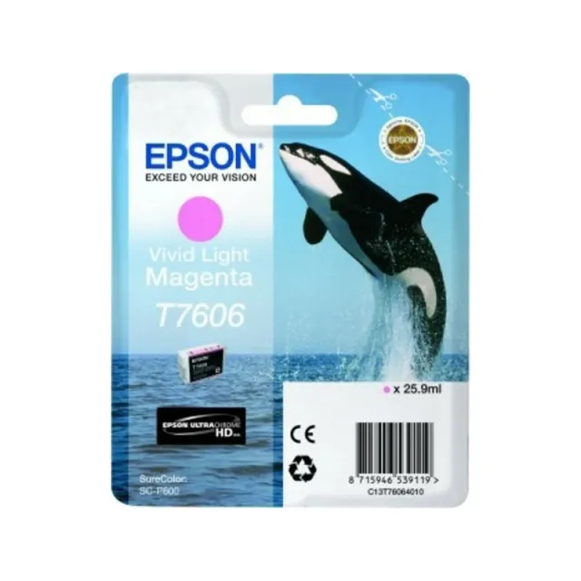 Epson T7606 (C13T76064010) Inktcartridge Vivid licht-magenta