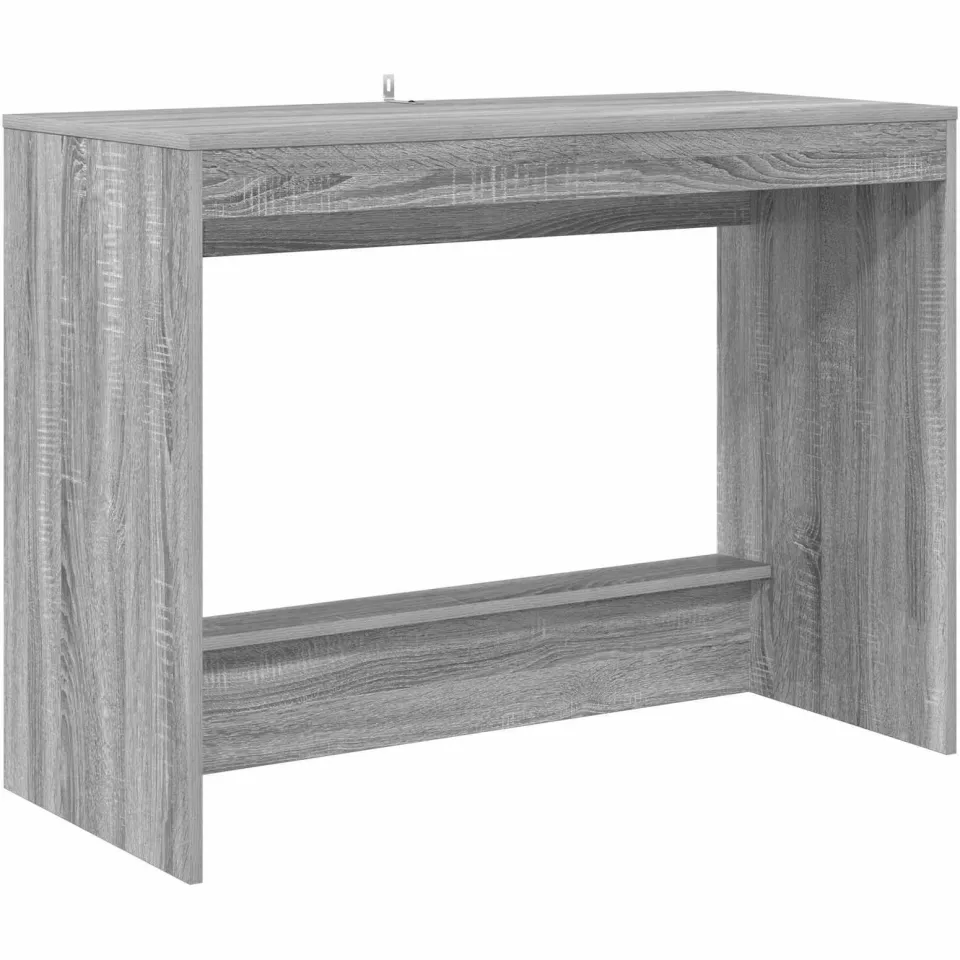 vidaXL Bed Bureau Grijs Sonoma Bewerkt hout 100 x 45 x 75 cm
