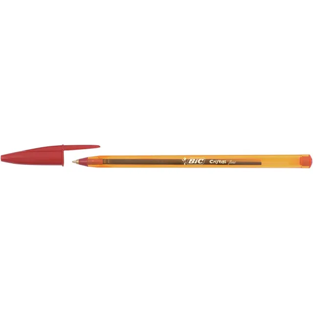 Bic balpen Cristal Fine rood oranje