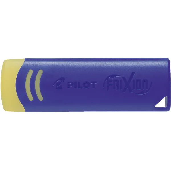 Pilot Gum Pilot friXion geel met blauwe houder