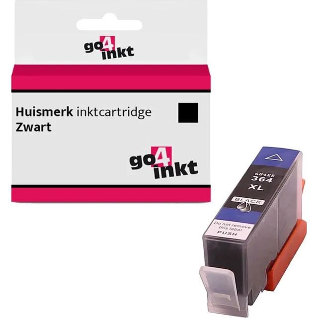 Go4inkt Compatible HP 364XL bk zwart inkt cartridge van Go4inkt - Huismerk inktpatroon