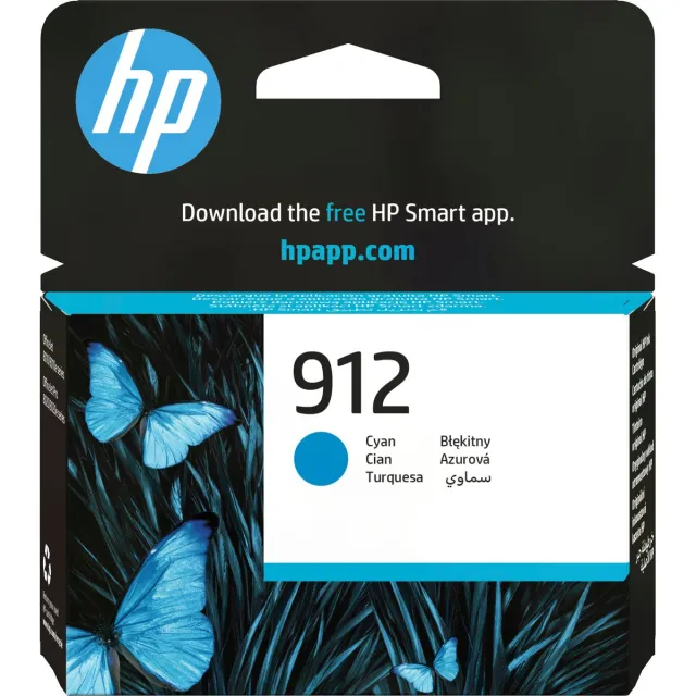 HP 912 - Inktcartridge - Origineel - Standaard capaciteit - Cyaan