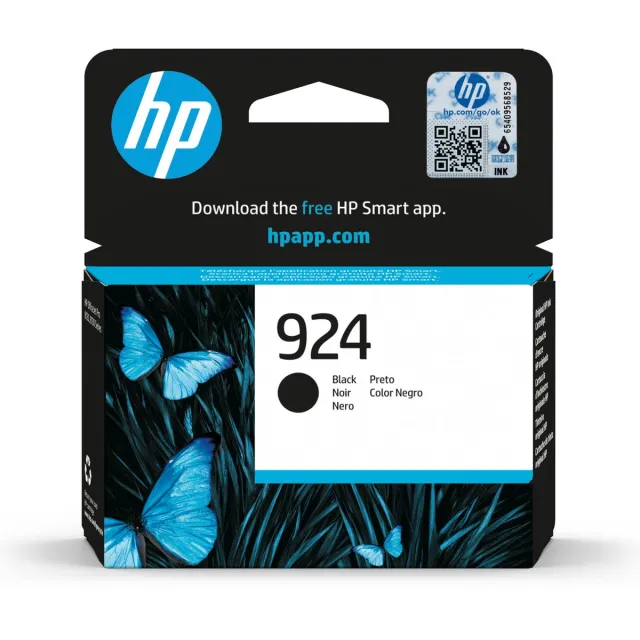 HP 924 - Inktcartridge - Zwart