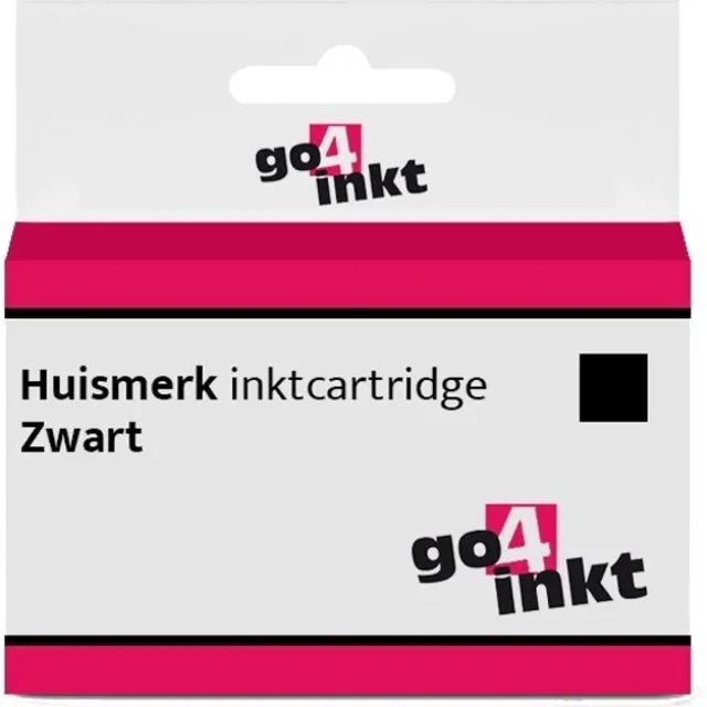 Go4inkt compatible met Epson T1281 bk inkt cartridge zwart