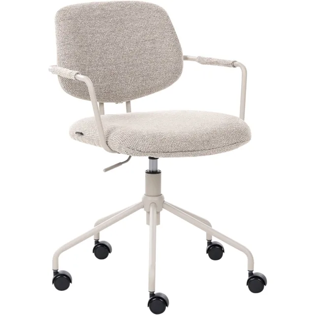 Beliani RIPLEY - Bureaustoel - Beige - Polyester