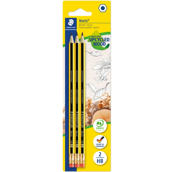 Staedtler Potlood Staedtler Noris HB blister à 3 stuks